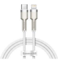 Кабель Baseus Cafule Series Metal Data Cable Type-C to iP PD 20W 1m White (CATLJK-A02)