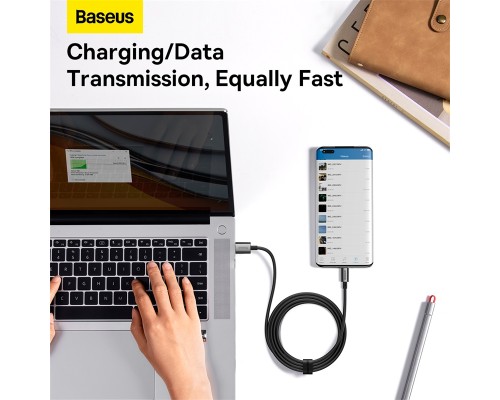 Дата кабель USB 2.0 AM to USB-C 2.0m Superior Fast Charging 100W cluster black Baseus (P10320102114-02)