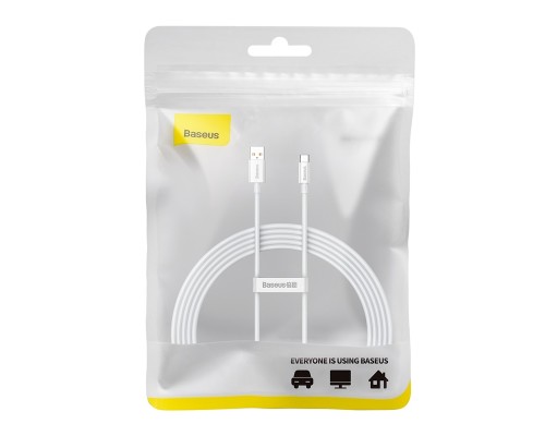 Дата кабель USB 2.0 AM to USB-C 2.0m Superior Fast Charging 100W moon white Baseus (P10320102214-03)