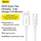 Дата кабель USB 2.0 AM to USB-C 2.0m Superior Fast Charging 100W moon white Baseus (P10320102214-03)