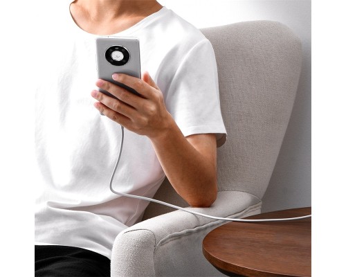 Дата кабель USB 2.0 AM to USB-C 2.0m Superior Fast Charging 100W moon white Baseus (P10320102214-03)