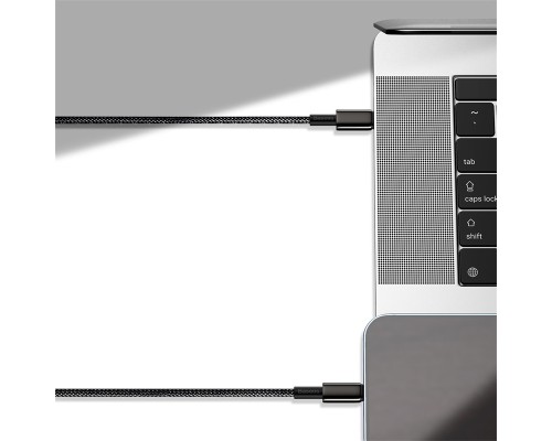 Дата кабель USB-C to Lightning 2.0m Tungsten Gold Fast Charging, PD 20W black Baseus (CATLWJ-A01)