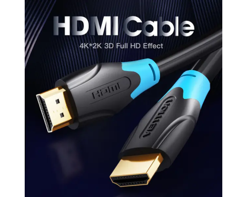 Кабель мультимедійний HDMI to HDMI 1.0m v2.0 Vention (AACBF)