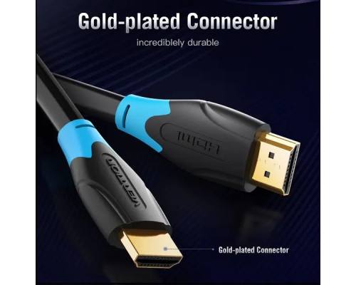 Кабель мультимедійний HDMI to HDMI 1.0m v2.0 Vention (AACBF)