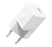 Мережевий зарядний пристрій Baseus GaN5 Fast Charger(mini) 1C 20W EU White (CCGN050102)