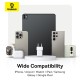 Зарядний пристрій Baseus Palm Fast Charger 1C 30W + Cable 1.0m Type-C 60W white (P10111605213-01)