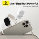 Зарядний пристрій Baseus Palm Fast Charger 1C 30W + Cable 1.0m Type-C 60W white (P10111605213-01)