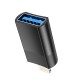 Перехідник UA17 Lightning M to USB F USB2.0 no data transfer Black HOCO (6931474761989)