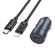 Зарядний пристрій HOCO HOCO Z57 Glorious single-port USB -C PD30W + cable USB-C Metal Gray (6942007633062)