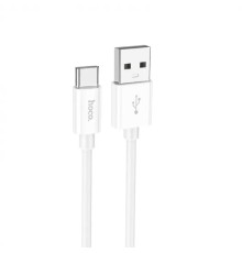 Кабель HOCO X87 Magic silicone charging data cable for Type-C White (6931474783240)