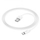 Дата кабель USB 2.0 AM to USB-C 1.0m Magic silicone X87 white HOCO (6931474783240)