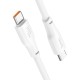 Дата кабель USB-C to USB-C 2.0m 100W TPE X93 white HOCO (6931474790729)