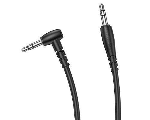 Кабель мультимедійний 3.5mm M to 3.5mm M 2.0m BL10 black BOROFONE (6974443382181)