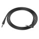 Кабель мультимедійний 3.5mm M to 3.5mm M 2.0m BL10 black BOROFONE (6974443382181)