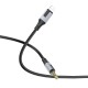 Кабель мультимедійний Lightning to 3.5mm M 1.0m BL19 black BOROFONE (6941991108327)