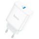 Зарядний пристрій HOCO C104A Stage USB-C PD20W White (6931474782892)
