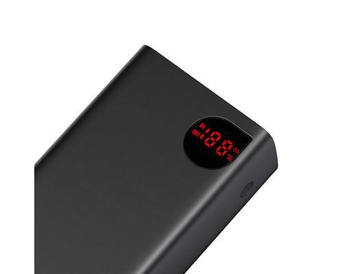 Зовнішній акумулятор Baseus Adaman Digital Display Fast Charge Power Bank 40000mAh 22.5W Black (PPAD020101) Зовнішній акумулятор Baseus Adaman Digital Display Fast Charge Power Bank 40000mAh 22.5W Black (PPAD020101)