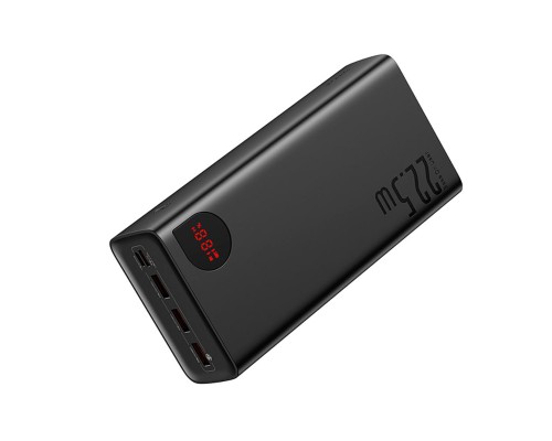 Зовнішній акумулятор Baseus Adaman Digital Display Fast Charge Power Bank 40000mAh 22.5W Black (PPAD020101) Зовнішній акумулятор Baseus Adaman Digital Display Fast Charge Power Bank 40000mAh 22.5W Black (PPAD020101)