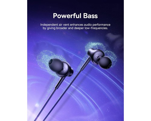 Навушники Baseus Encok CZ11 Wired Earphones Cluster Black (A00164300113-Z1)