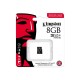 microSDHC (UHS-1 U3) Kingston Industrial 8Gb class 10 V30 А1 (SDCIT2/8GBSP)