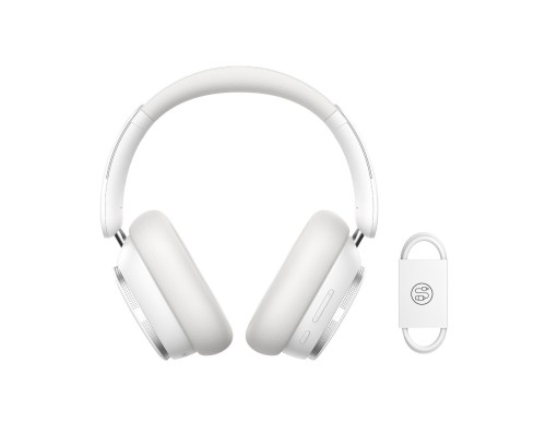 Бездротові навушники Baseus Bowie H1 Pro Noise-Cancellation Wireless Headphones Moon White (A00050601213-00) Бездротові навушники Baseus Bowie H1 Pro Noise-Cancellation Wireless Headphones Moon White (A00050601213-00)