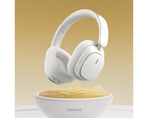 Бездротові навушники Baseus Bowie H1 Pro Noise-Cancellation Wireless Headphones Moon White (A00050601213-00) Бездротові навушники Baseus Bowie H1 Pro Noise-Cancellation Wireless Headphones Moon White (A00050601213-00)