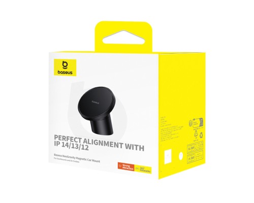 Автотримач для телефона Baseus NeoGravity Magnetic Car Mount (For Dashboards and Air Outlets) Cluster Black (C40141501113-00)