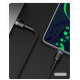 Дата кабель USB-C to USB-C 2.0m USB 3.1 3A grey-black Baseus (CATKLF-HG1)