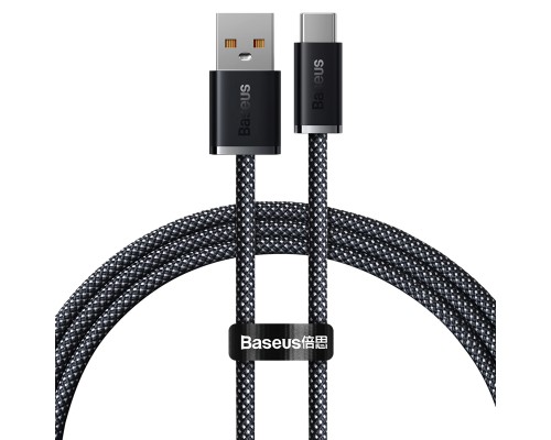 Дата кабель USB 2.0 AM to Type-C 2.0m 5A Gray Baseus (CALD000716)