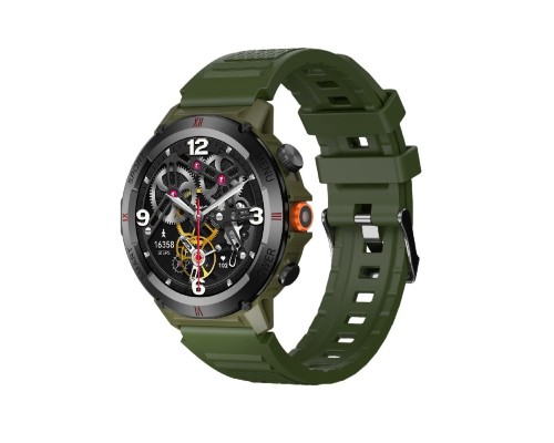 Смарт-годинник W&amp;O IWO X22 IP68 Army Green (IWOX22AG)