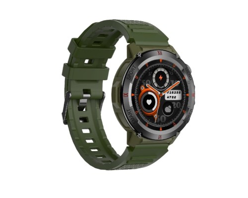 Смарт-годинник W&amp;O IWO X22 IP68 Army Green (IWOX22AG)