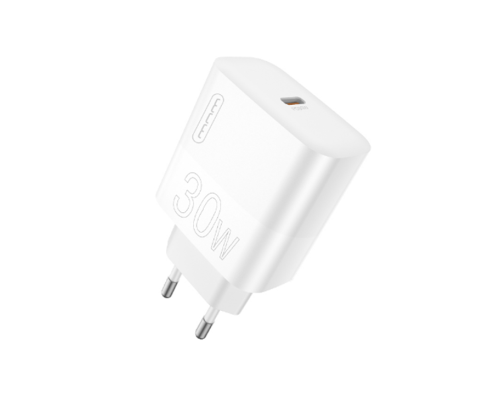 Зарядний пристрій WUW C197 USB-C PD30W White (6972573336678)