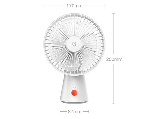 Вентилятор портативний Xiaomi MiJia Desktop Mobile Fan (ZMYDFS01DM) Вентилятор портативний Xiaomi MiJia Desktop Mobile Fan (ZMYDFS01DM)