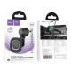 Автотримач для телефона HOCO HW30 Crown magnetic wireless charging car holder (air outlet) Black Metal Gray (6942007646925)