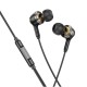 Навушники BOROFONE BM90 Miller universal earphones with microphone Black (6941991109812)