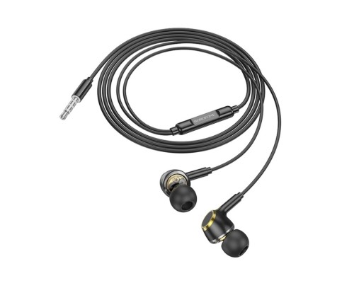 Навушники BOROFONE BM90 Miller universal earphones with microphone Black (6941991109812)