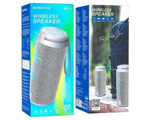 Портативна колонка BOROFONE BR24 Fashion sports BT speaker Gray (6974443386691) Портативна колонка BOROFONE BR24 Fashion sports BT speaker Gray (6974443386691)