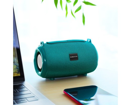 Портативна колонка BOROFONE BR4 Horizon sports wireless speaker Peacock Blue (6931474718259)