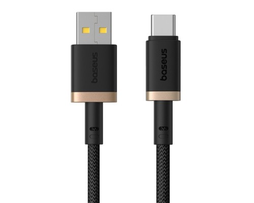 Кабель Baseus Dura Series Fast Charging Cable USB to Type-C 60W 2m Gold+Black (P10377802U01-02)