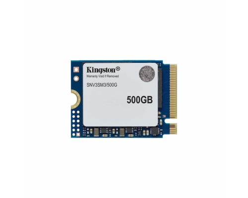 Накопичувач SSD M.2 Kingston NV3 500GB NVMe 2230 PCIe 4.0 x4 3D NAND (SNV3SM3/500G)