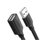Кабель UGREEN US103 USB 2.0 A Male to A Female Cable 1.5m (Black)(UGR-10315) (UGR-10315)