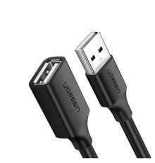 Кабель UGREEN US103 USB 2.0 A Male to A Female Cable 2m (Black)(UGR-10316) (UGR-10316)