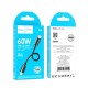 Кабель HOCO X96 Hyper 60W fast charging data cable Type-C to Type-C (L=0.25M) Black (6942007609449)