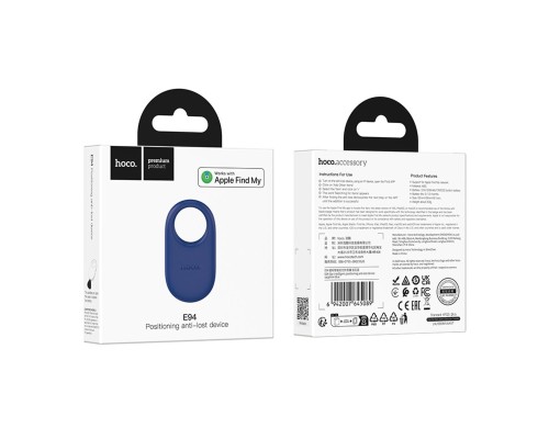 Трекер HOCO E94 Star intelligent positioning anti-lost device Sapphire Blue (6942007645089) Трекер HOCO E94 Star intelligent positioning anti-lost device Sapphire Blue (6942007645089)