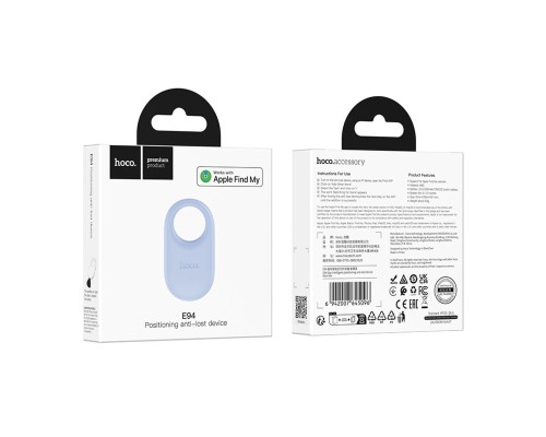 Трекер HOCO E94 Star intelligent positioning anti-lost device Blue Star (6942007645096) Трекер HOCO E94 Star intelligent positioning anti-lost device Blue Star (6942007645096)