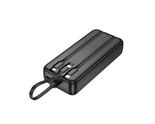 Зовнішній акумулятор HOCO J132A Sabio 22.5W+PD20W fully compatible power bank with 3 cables(20000mAh) Black (6942007632591) Зовнішній акумулятор HOCO J132A Sabio 22.5W+PD20W fully compatible power bank with 3 cables(20000mAh) Black (6942007632591)