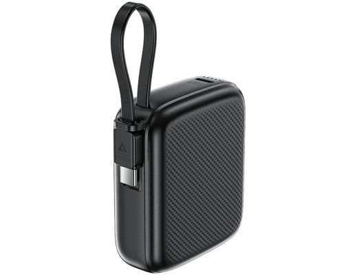 Зовнішній акумулятор ACEFAST M15-10000 PD20W power bank with cable Black (6974316283973)
