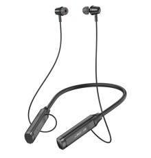 Бездротові спортивні навушники BOROFONE BE66 Motor neck-mounted BT headset Black (6941991109140)