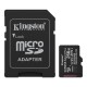 Карта пам'яті microSDXC (UHS-1) Kingston Canvas Select Plus Gen3 256Gb class 10 А1 (R-150MB/s) (adapter SD) (SDCS3/256GB)
