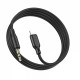 Кабель мультимедійний Lightning to 3.5mm M 1.0m silicone black BOROFONE (6941991101045)